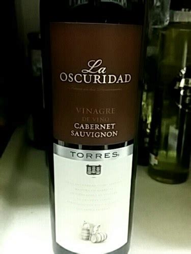 Familia Torres La Oscuridad Vinagre De Vino Cabernet Sauvignon Vivino Us