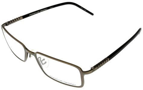 Porsche Design Eyeglasses Frame Titanium Unisex Rectangular Silver P8120 A 53