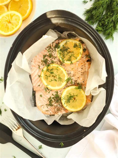 Simple Slow Cooker Salmon