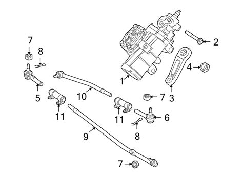 Ford E Super Duty Steering Gear Box C Z Arm Mid Tenn