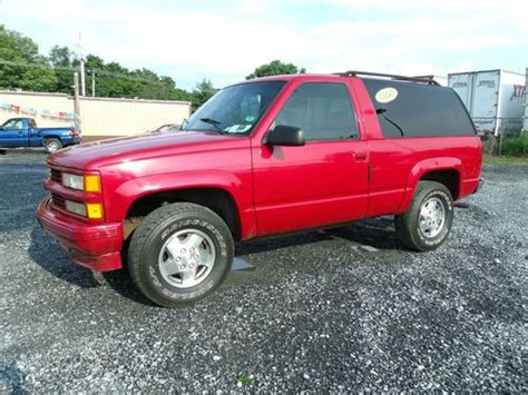 Purchase Used 1995 Chevy Tahoe 2 Door Blazer 4x4 Lt 350auto