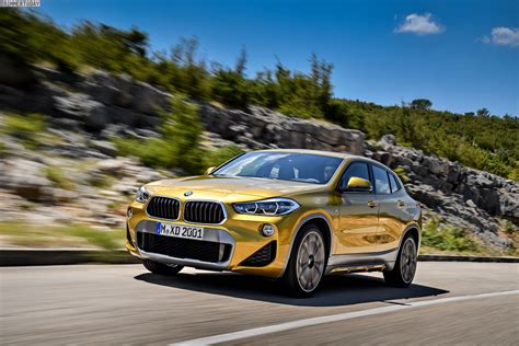 Bmw X2 2018 Glänzt Als M Sport X Xdrive20d In Galvanic Gold