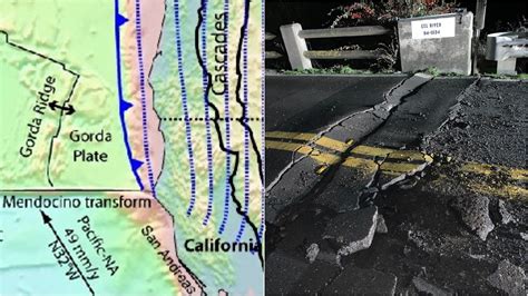 Terremoto en el norte California triple unión tectónica fue la