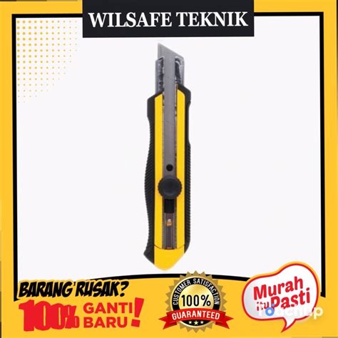 Jual PISAU CUTTER STANLEY 25mm 10 425 Dynagrip Snap Off Knife Stanley