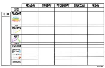 Printable Teacher Planner Page - So cute! by Ashworth Art and Home