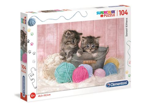 Clementoni Puzzle Enfant Pi Ces Chatons Et Pelotes