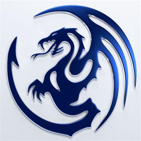 Cool Blue Dragon Logo - LogoDix