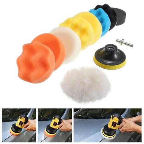 3 Inch Auto Buffing Pads Polijsten Wax Spons Buffe Grandado