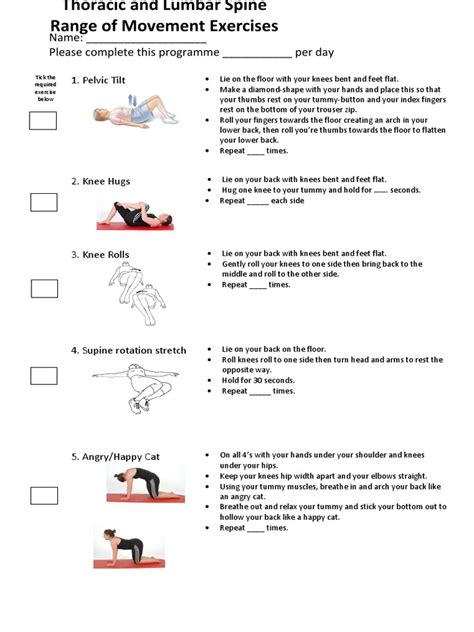 Thoracic And Lumbar Spine Rom Db Ver2 20 9 17 Pdf Dance Science