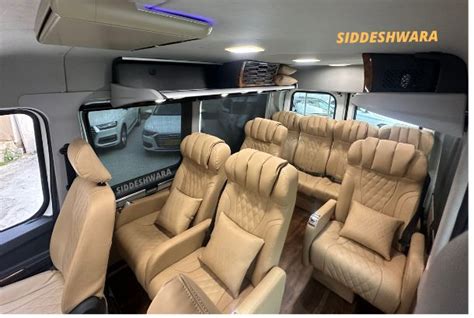 Book Force Urbania Luxury Van On Rent In Bangalore Siddeshwara Travels