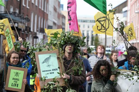 Climate change protesters to march through Dublin dressed as trees | Newstalk