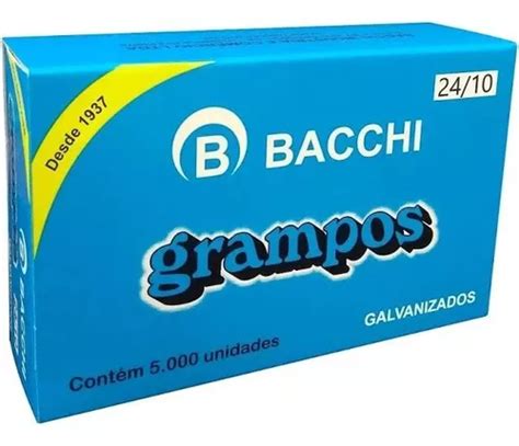 Grampo Galvanizado C Unid Bacchi Cor Galvanizado