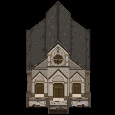 Artstation Pixel Art Asset Church