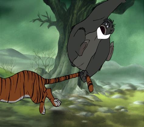 Baloo Still Holding On To Shere Khan By Baloorule58 On Deviantart