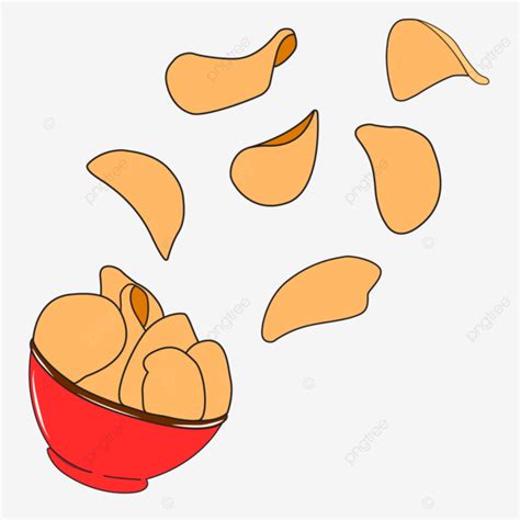 Chips Fall Vector Chips Fall Food PNG And Vector With Transparent