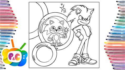 Baby Sonic The Hedgehog Coloring Pages