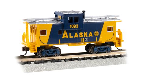 Wide Vision Caboose Alaska Railroad Bachmann