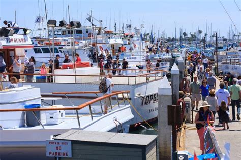 Day At The Docks In Point Loma California 2015 Editorial Photo Image