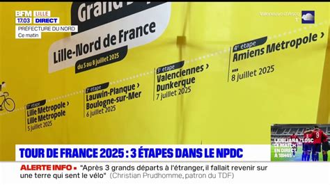 Hauts de France trois étapes du Tour de France dans la région en 2025