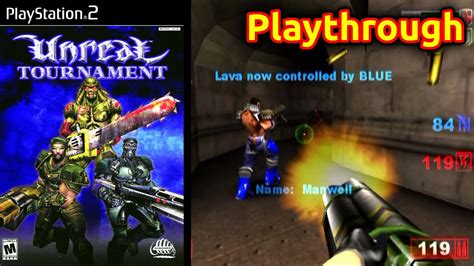 Unreal Tournament PS2 Playthrough Longplay 1080p Original