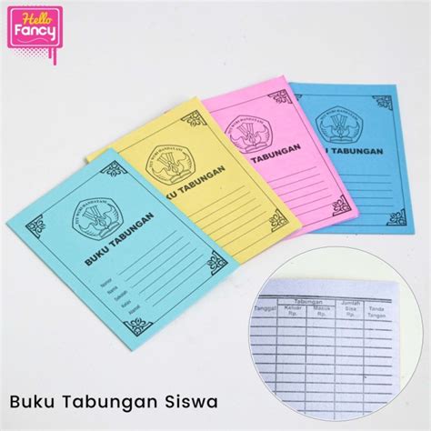 Jual Buku Tabungan Siswa Isi Lbr Pcs Mix Buku Tabungan Anak