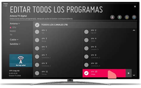 Cómo ordenar canales en LG OLED55A1PVA AMAG