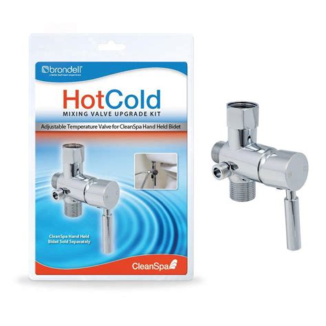 Brondell CleanSpa Hot Cold Mixing Valve Upgrade Kit Bidet Sprayer Bidet Attachment Bidet