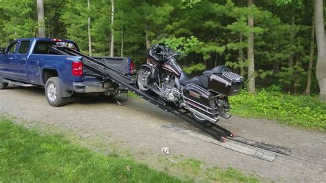 Home Made Hitch Mounted Motorcycle Auto Loader Youtube