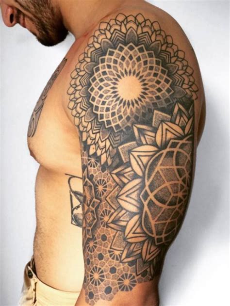 Mandala Tattoo For Men Half Sleeve Tatuaje De Media Manga Tatuaje