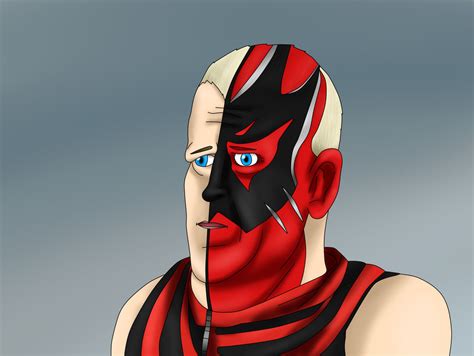 Dustin rhodes red face by KurtisDefender on DeviantArt