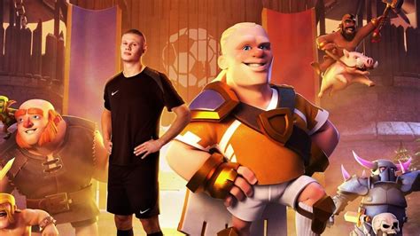 Erling Haaland Becomes A Playable Character In Clash Of Clans Pledge