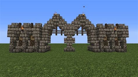 Medieval Gate Entrance Minecraft Map