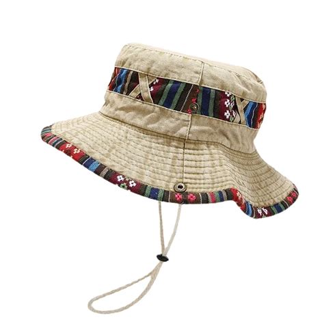 Sombreros De Pescador Con Estampado Retro Para Hombre Y Mujer Sombrero