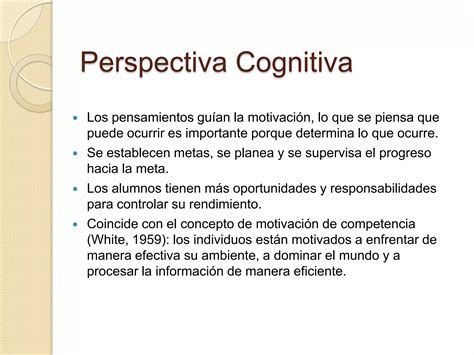 Motivaci N Seg N El Paradigma Constructivista Ppt