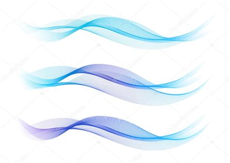 Blue Abstract Lines Waves Stock Vector Image By Annafrajtova 29937471