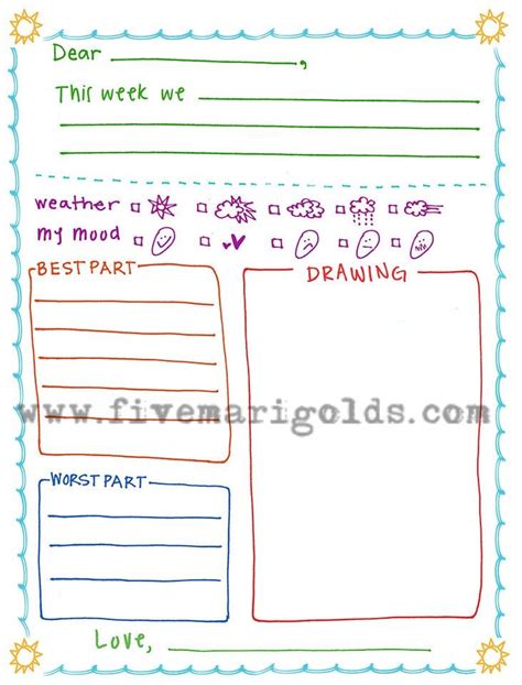 Summer Letter Templates Free