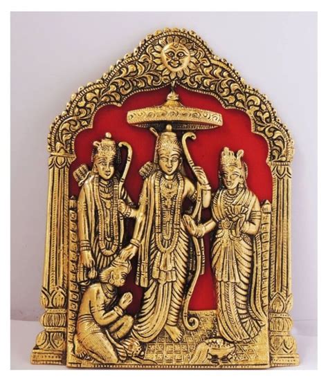 Sankalan Art Gallery Ram Darbar Aluminium Idol: Buy Sankalan Art ...