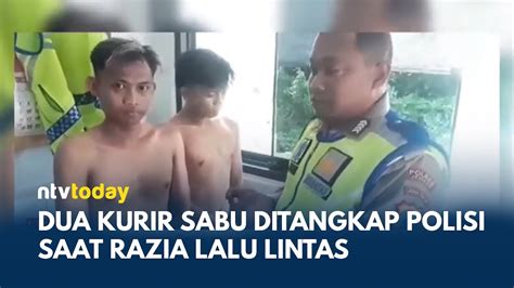 Dua Kurir Sabu Terjaring Razia Lalu Lintas Di Jember Gram Sabu