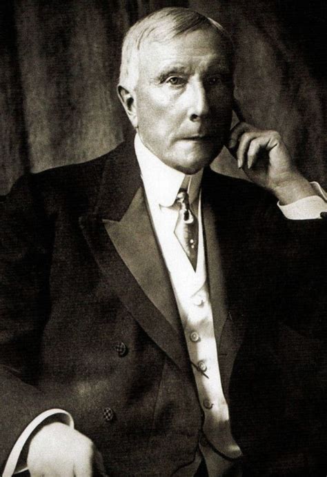 U.S. John D Rockefeller, an American Industrialist and philanthropist ...