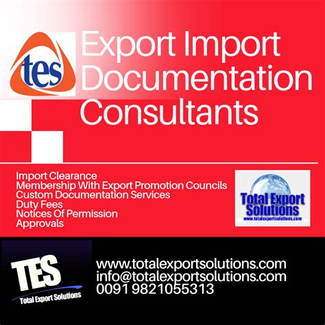 Export Import Documentation Consultants Total Export Solutions