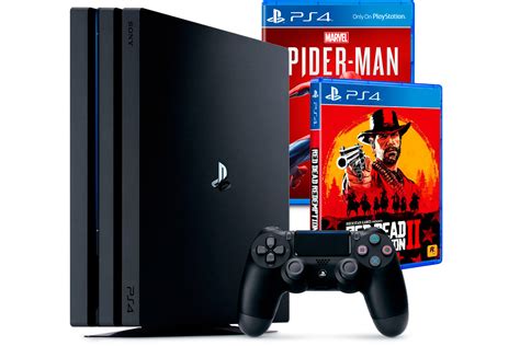 PlayStation 4 Pro c играми Red Dead Redemption 2, Spider Man купить в ...