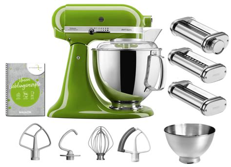 Kitchenaid K Chenmaschine Artisan Pasta Set Matcha Gr N G Nstig