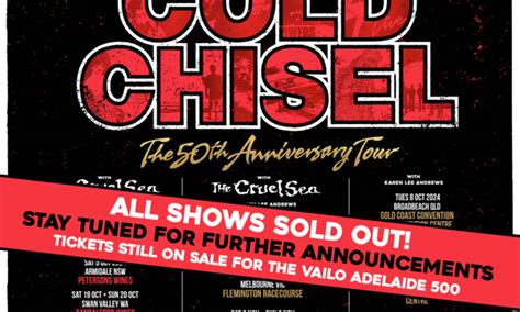 Cold Chisel Sell Out 16 Huge Shows Within Hours Jimmy Barnes