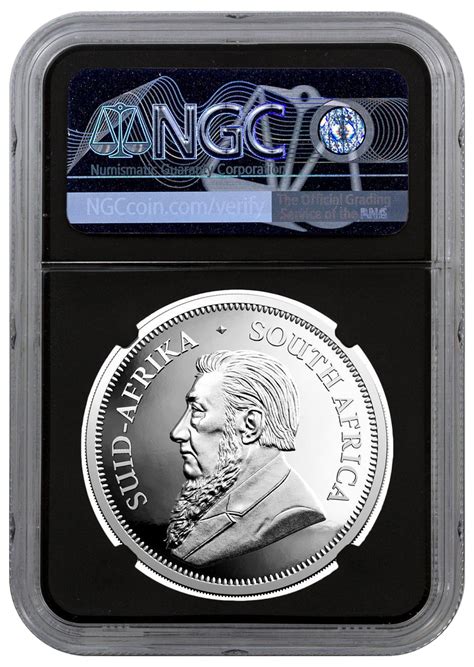 2019 South Africa Silver Krugerrand Coin Pf70 Uc First Release