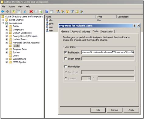 How To Configure Roaming Profiles And Folder Redirection