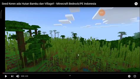 Cool Minecraft Seed - Spawned on Bamboo Forest, abandoned village next ...