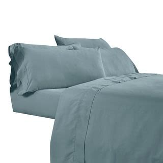 Myla Piece Twin Size Sheet Set Stitched Elastic Silky Aqua