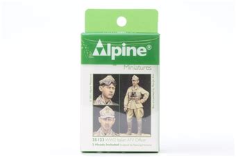 Alpine Miniatures Alpn Italian Afv Officer Wwii