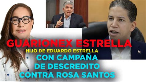 Que bajeza Hijo de Eduardo Estrella arrecia campaña de descrédito