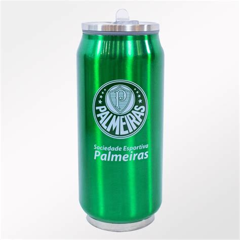 Copo T Rmico De Inox Do Palmeiras Canudo Ml Facas E Espadas